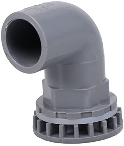 BUGUUYO 3St Stecker Fischbehälter Abflussrohrverbinder PVC-Rohrverbinder Gartenschlauch Luftpumpe für Aquarien dehnbarer Schlauch PVC- Abflussgelenk für Fischbecken Black