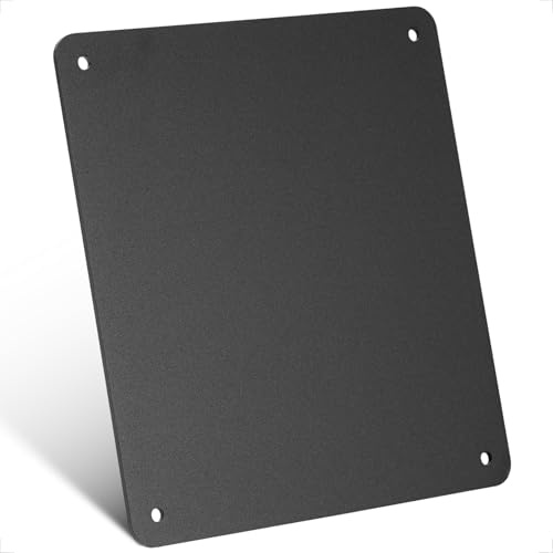 Evermotor Motorrad Kennzeichenhalter, Hinten Motorcycle Sicherer Halt | 180×200mm Universal, 3mm Aluminium, Leicht Vibrationsfest, Nummernschildhalter für Motorrad, Moped, Roller, Scooter, ATV