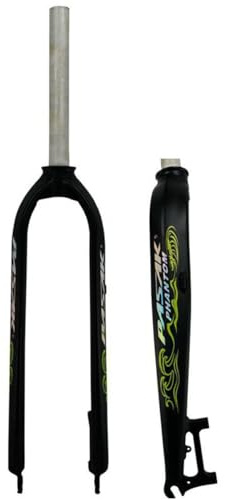 Forcella Ammortizzata Per Mountain Bike 700C/26/27,5/29 Forcella Rigida Per Bici Tubo Dritto Da 1-1/8 Lega Di Alluminio Bici Da Strada Forcella Anteriore Sgancio Rapido 100 Mm Freno A Disco