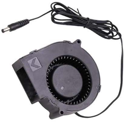 Ventilateur turbo centrifuge 7000 tr/min 12 V - Ajustement d'entrée pour le camping, l'arrière-cour, les barbecues, les appareils électroniques, le refroidissement, le barbecue