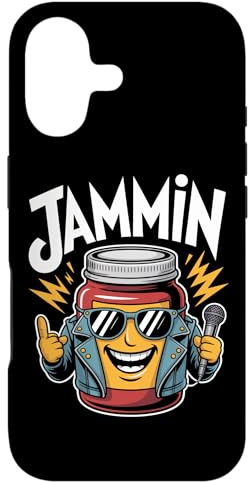 Jammin Cool Jam Jar With Microphone Fun Case for iPhone 17
