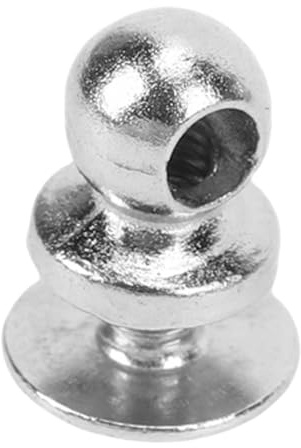 FILFEEL 100 Set Rivetti a Bottone con Vite a Testa Tonda 7 Mm Rivetti con Bottone a Testa Sferica in Lega di Alluminio con Viti a Croce 6 Mm per Borse Artigianali in Pelle Fai Te
