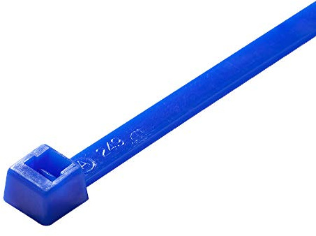UKCable-Ties Fluorescent Blue Cable Tie 140mm x 3.6mm - (Pack of 100)