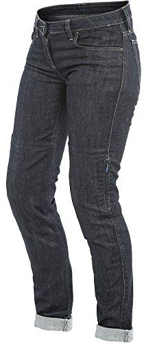 DAINESE Denim Slim Pantaloni Tessili per Moto da Donna (Dark Blue,31)