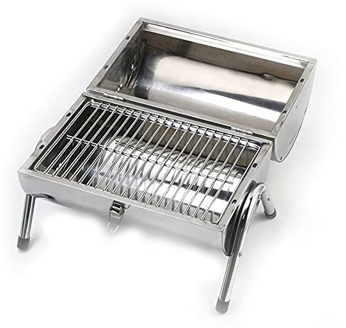 Barbecue da Esterno Portatile/Griglie A Carbone con Coperchio Griglie da Tavolo Pieghevoli, per Viaggi in Campeggio in Terrazza da Giardino da Picnic PIC