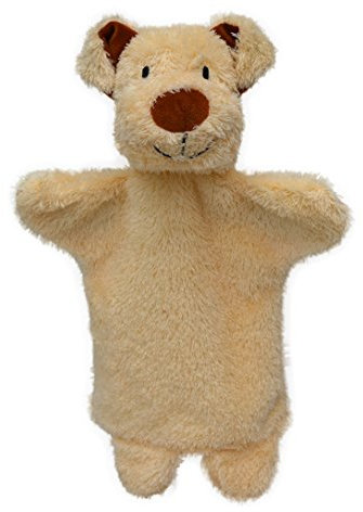 Handpuppe Tierhandpuppen Hund 28 cm, Zoo Farm Cartoon Tierfigur theatrepuppe Handspielpuppe, für Kinder Baby Jungen Mädchen