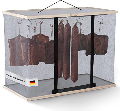 L.E.W. Armoire de maturation pour viandes et saucisses, poissons et bœuf séché | Armoire de séchage | Idéal pour faire vos propres saucisses (Modell 2/71 x 35 x 50 cm)