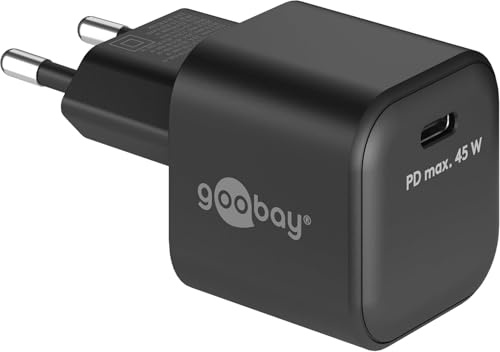 USB-C PD Schnellladegerät 45W - Handy Ladegerät - Netzstecker USB-C - schwarz