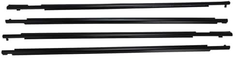 Kantenschutz 4Pcs Auto Fenster Gummi Dicht Streifen Seite Weathers Moulding Trim Dichtung Gürtel Regendicht Wetter Streifen Für Toyota Für Wish 2010-2017 Gummidichtung