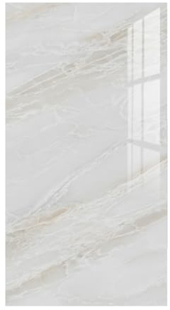 Jarsense 3 hojas de papel tapiz autoadhesivo en miniatura para baño, cocina, sala de estar, revestimiento de pared impermeable, efecto de piedra transparente realista (40 cm x 80 cm)