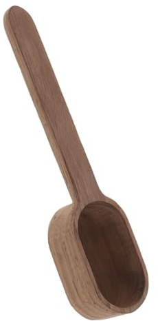 SHERCHPRY Cucchiaio di Legno per Tè e Spezie Utensile da Cucina Piccolo e Pratico Realizzato in Legno Lucidato per Misurare Ingredienti e Conservare Caffè e Foglie di Tè Compatto e Leggero