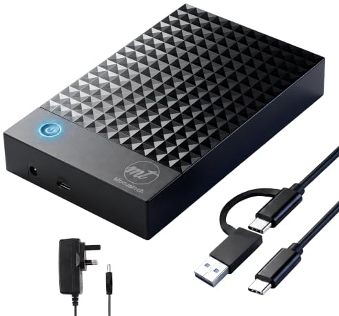 ModusTech 2TB Desktop External Hard Drive (NOT-PORTABLE) — Vault USB-C 3.1 (5Gbps) High-Speed HDD for PC, Mac, Laptop & Console, Backup Storage, 2-Year Warranty