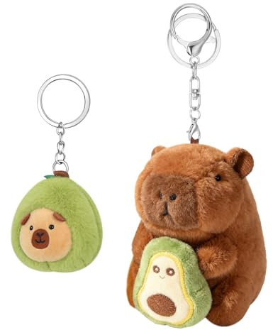 Capybara Llavero Peluche Capibara Llavero Verde Juguete Capibara Regalo | Juguete Capybara Llavero Palta Carpincho Llavero Animal Kawaii Navidad Cumpleaños Capybara Regalo Niña Niño para Decorar