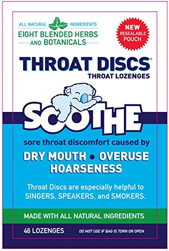 Throat Discs Throat Lozenges Original Formula 46 Lozenges (Value Pack of 2)