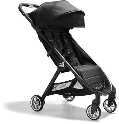 Baby Jogger® City Tour 2 Carry-On Approved Travel Stroller, Ultra-Compact Baby Stroller, Lightweight, Easy Fold, Baby Travel Essential, Pitch Black