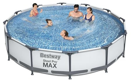 Piscina Fuori Terra Rotonda Ø366x76cm Bestway Power Steel Pro Frame 56416