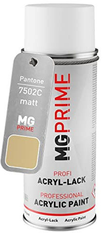 MG PRIME Pantone 7502C Sand matt Acryl-Lack Spraydose | Sprühdose 400 ml, schnelltrocknend