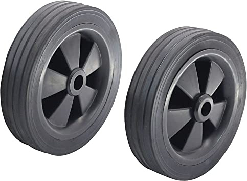 SECURA 2x Reifen Rad Ø120mm kompatibel mit Herkules RP 800 B Rüttelplatte