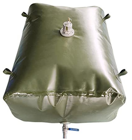 Wassersack Beutel Wasserbehälter Träger Groß Heizöl-Benzin Lagerkanister Tank 300L 500L 1000L 5000L, Zusammenklappbar Ersatz-Kraftstoffblase Wasserbehälter Tasche für Boot Rv Off Road Auto Generator,