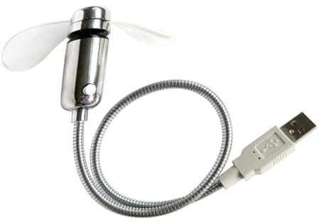 WOFASHPURET 1pièce Ventilateur Horloge Usb Mini à Affichage Led Ventilateur Portable Avec De Refroidissement Et Affichage Pour Bureau Et Ordinateur Portable