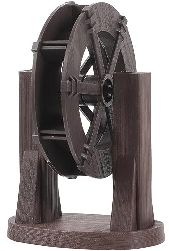 BESPORTBLE Wasserrad Tischbrunnen 10cm Kunststoff Brunnenrad Zubehör Für Zen Garten Selbstgemacht Wasserspiel Dekoration Indoor Teich Springbrunnenmodell