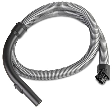 Swyp Saugschlauch für Miele Staubsauger (S8 / S8000-8999), Silber, PVC, 1,8 m, mit Handgriff und Geräteanschluß, Schieberegler für Saugkraftregulierung, Originalverpackt, Einzelschlauch