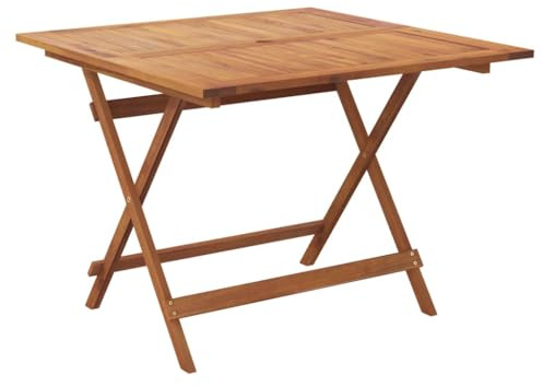 vidaXL Gartentisch Klappbar 90x90x75 cm Massivholz Akazie