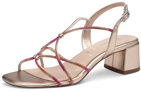 Tamaris dam 1-28236-42 sandal med klack, Rose Comb, 39 EU, Rosenkam, 39 EU
