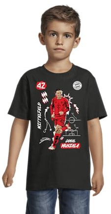 FC Bayern München I T-Shirt Musiala I Kinder I Schwarz