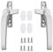 Jatipy 2-Pack Lockable Window Handles for Windows – Double Glazing Crank Handles, Secure & Easy Installation