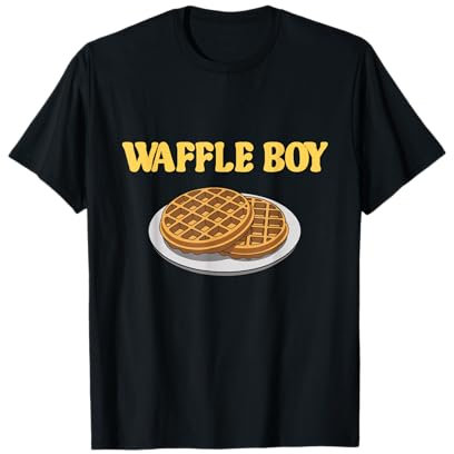 Funny Waffle Boy Apparel Waffles Maker Boys Breakfast T-Shirt
