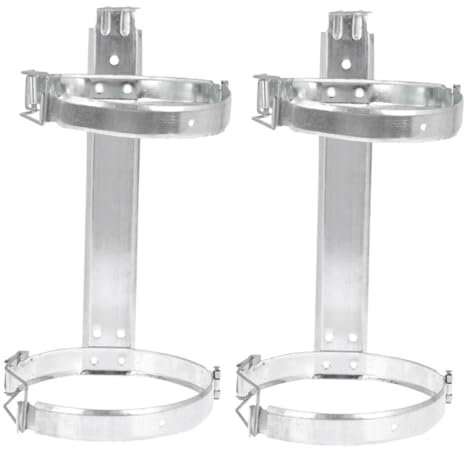 HOMOCONO 2stücke Feuerlöscher Wandhalterung Aus Robustem Eisen Für Feuerlöscher Einfach Zu Montierende Halterung Ohne Schrauben Stabile Wandbefestigung Für Haus Auto Und Boot