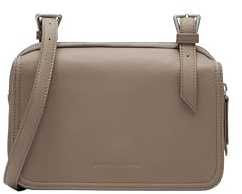 LIEBESKIND Berlin Umhängetasche „Mareike“ I Damen Crossbody Bag aus Leder | Schultertasche Damen mit verstellbaren Schulterriemen I großzügige Fächer mit Reißverschluss I Should Bag