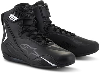 Alpinestars Faster-4 Motorrad Schuhe, schwarz, 6