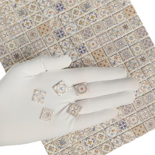 Miniature Dollhouse Flooring, 1:12 Scale Floor Tiles | Set of 150 pcs for Dioramas and Room Decor, REDUCIO!