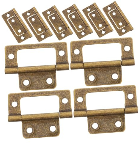 PENIKOKO Cerniere Bifold in Ferro 12 Pezzi Resistenti alla Deformazione per Finestre e Mobili per Progetti di Ristrutturazione Casa Facile Installazione