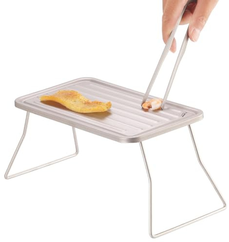 Griglia pieghevole da campeggio, ultraleggera, per escursioni e pic-nic