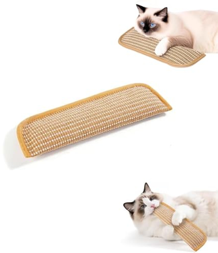 Interactive Catnip Chew Toy, Catnip Kicker Pillow for Cats, Soft Sisal Indoor Kitten Scratching & Kicker Toys, Teething Chew Cat Pillows Toy for Teething Play (S)