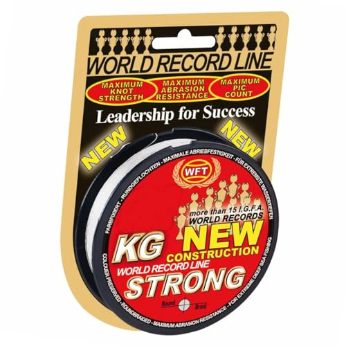 WFT 0,32mm 51kg Strong Trans - 300m geflochtene Angelschnur, Geflechtschnur zum Angeln, Meeresschnur