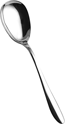 Salvinelli Fast Cucchiaio da Cucina Acciaio Inox 18/10, Cucchiaio da Portata Spessore 2,5 mm, Made in Italy, Finitura lucida