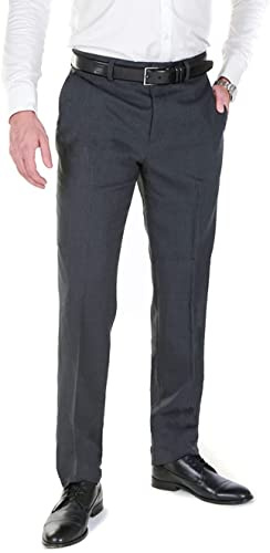NGB - Pantalones de chándal para hombre con pliegue, en muchos tamaños y colores diferentes gris 66