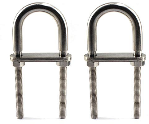 M8x120 Bügelbolzen 304 Edelstahl U Bolt (2 Stück)