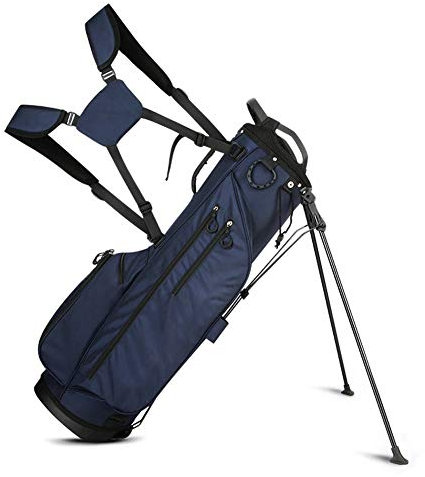 LANGWEI Sacche da Golf per Uomo, Borsa Standard Leggera per Mazze da Golf Borsa Portatile di Grande capacità Borsa per Pistola da Golf Resistente All'attrito Borse con Coperchio Sportivo,Blu