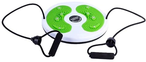 chi-enterprise Twister mit Gummibändern und Magnetpunkten, Drehteller, Rotationsscheibe, Balance Board, Disc Board, Aerobic Fitnessscheibe, Twister Platte 25 cm