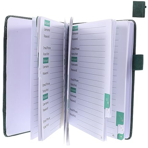 Ciieeo Mini-adressbuch Für Telefonnummern Mail-adressen Tragbarer Adress-Organizer Als Taschen-adressbuch Kleines Nachschlagewerk Zum Notieren Von Kontakten