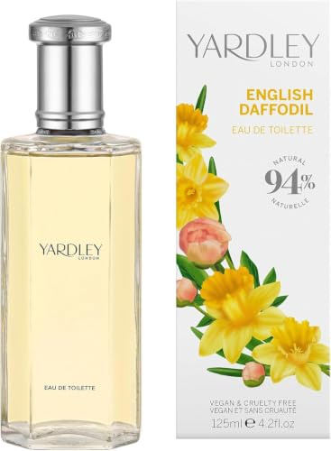 Yardley London English Daffodil Eau de Toilette, Floral Womans Perfume with Notes of Grapefruit and Lemon, Zesty Daffofil Perfume for Women 125ml