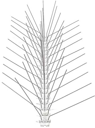 Punte per Uccelli Professionali a 5 File. Prodotto nell'UE
