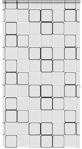 vidaXL Duschrollo mit Kassette 130x240 cm Stoffbreite 126 cm, Duschvorhang, Badewannenvorhang, Seitenzugrollo, Dusche Rollo, Badewannenrollo