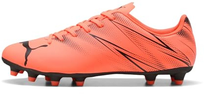 PUMA fotbollsskor för män, röd/svart, 44.5 EU