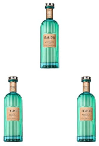 ITALICUS Rosolio Di Bergamotto, Likör mit Bergamotte, ideal als Aperitif oder Cocktail-Basis, 1 x 0,7 L (Packung mit 3)